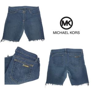 Michael Kors Denim Cut Off Shorts